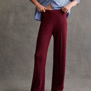 Uniqlo Deep Red Women's Trousers